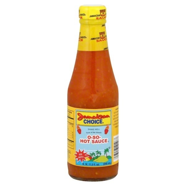 slide 1 of 1, Jamaican Choice O-So-Hot Sauce, 11.5 fl oz