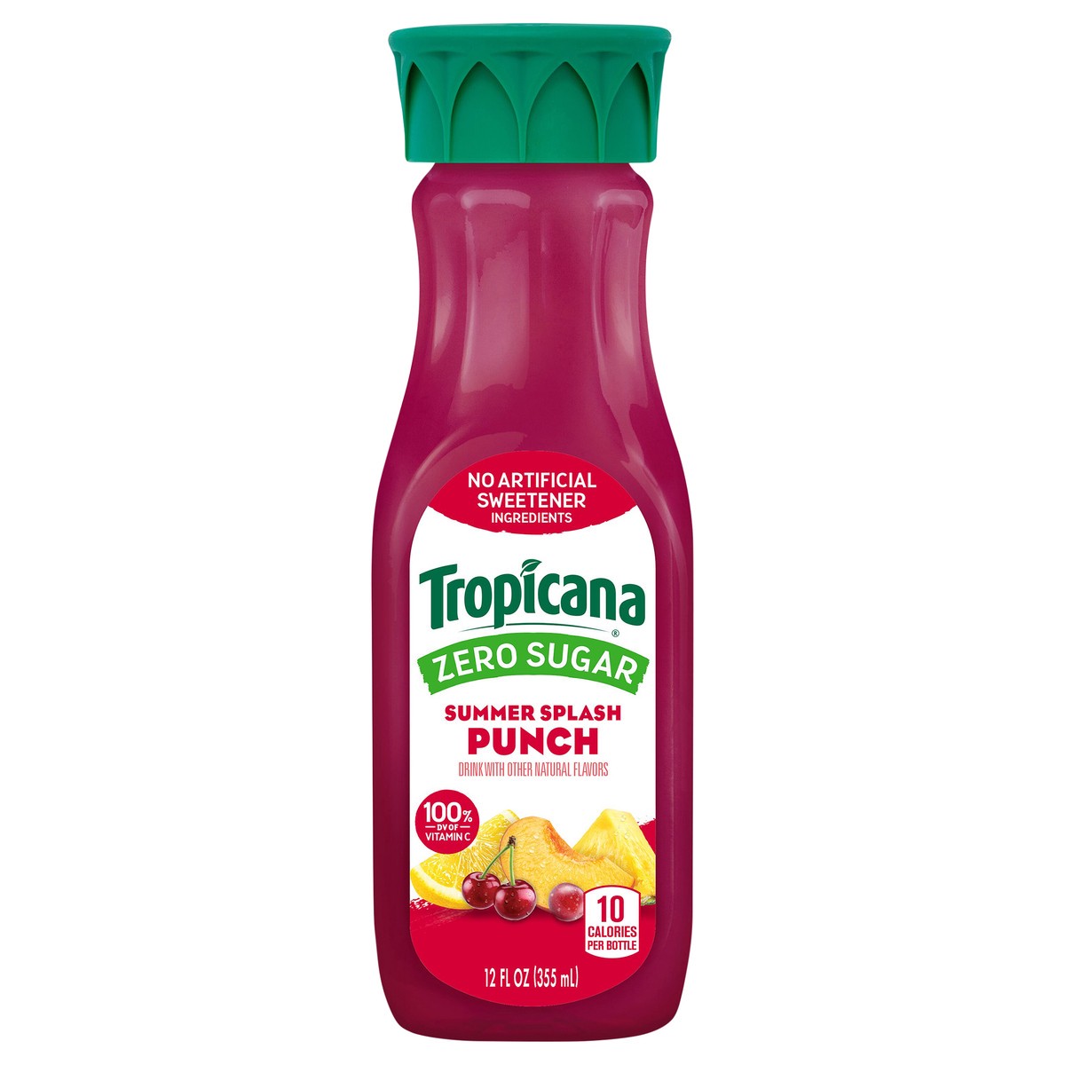 slide 1 of 1, Tropicana Zero Sugar SUMMER SPLASH PUNCH 12CS - 12 fl oz, 12 fl oz