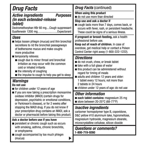 slide 20 of 29, Meijer Maximum Strength Mucus DM, Expectorant and Cough Suppressant Tablets, 42 ct