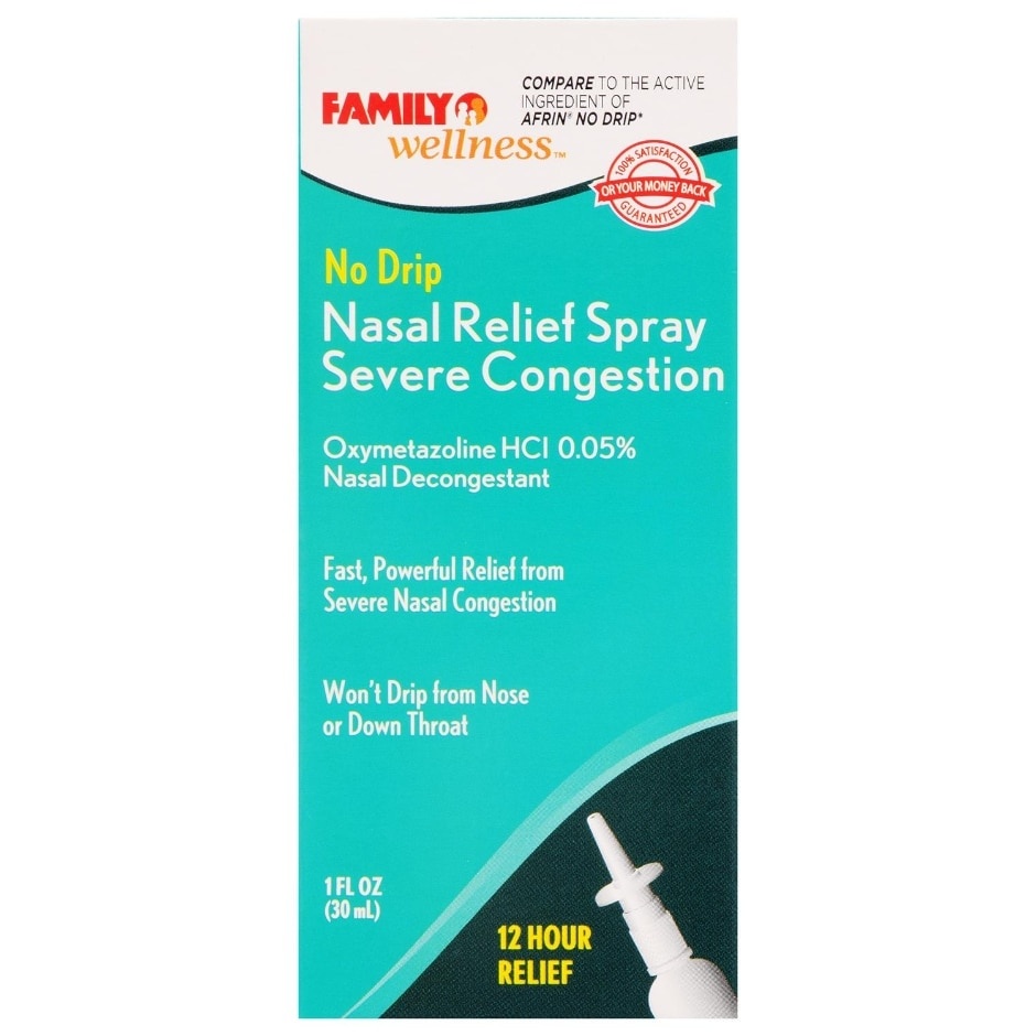 slide 1 of 1, Good Sense Family Wellness Nasal Relief Spray, 1 fl oz