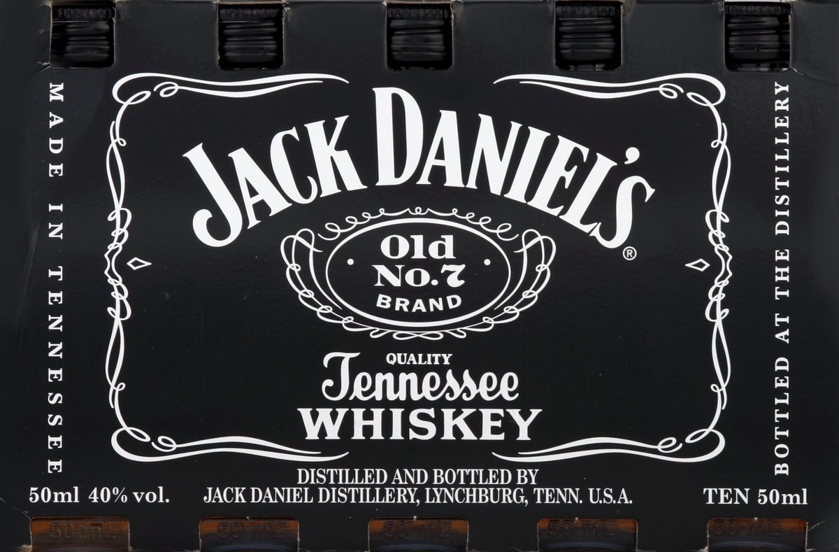 slide 5 of 5, Jack Daniel's Whiskey 10 ea, 10 ct