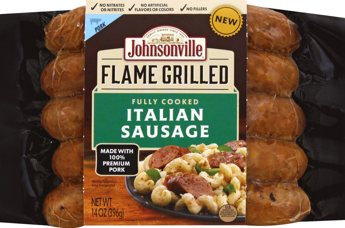 slide 3 of 5, Johnsonville Italian Ital Pork Sausg, 14 oz