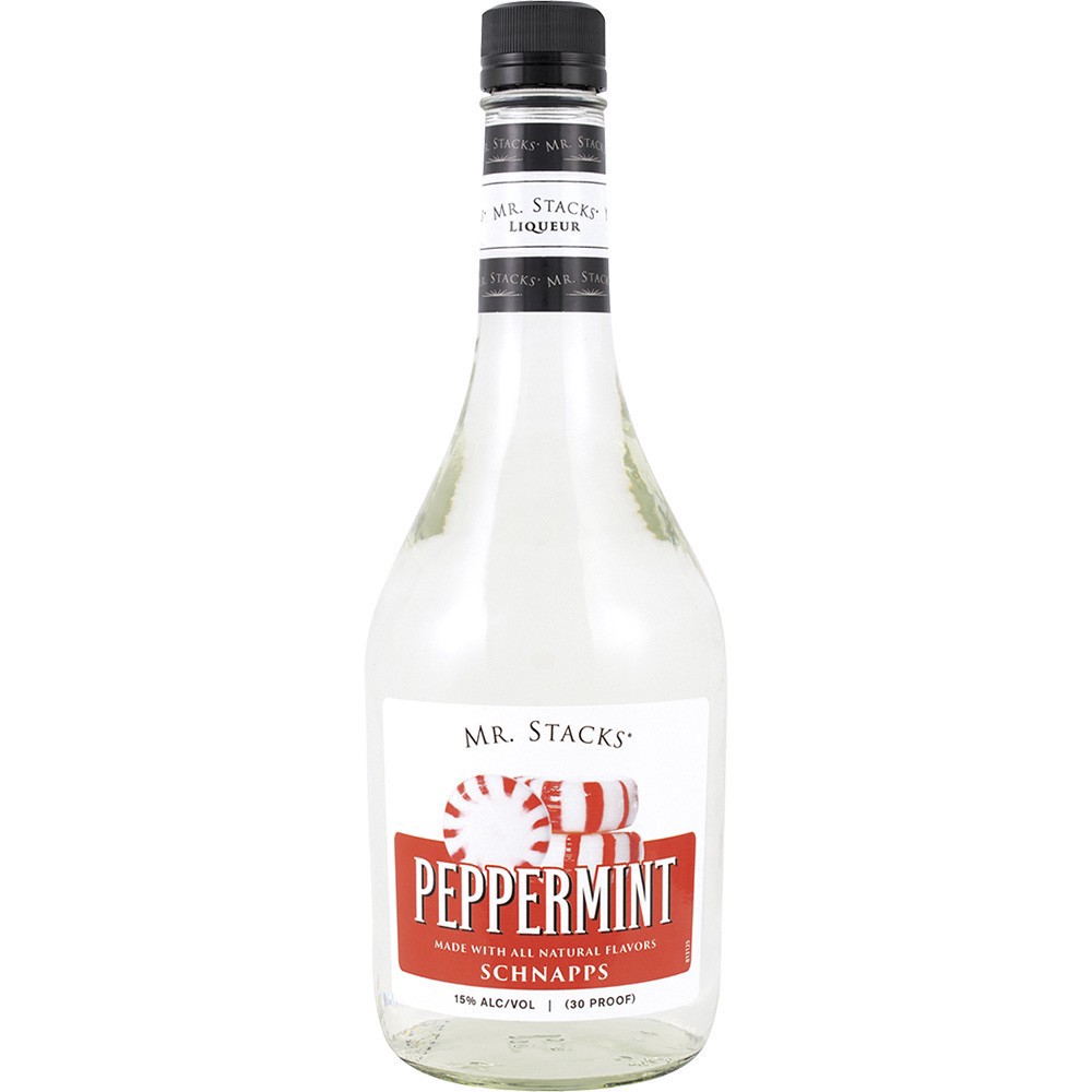 slide 1 of 1, Mr Stacks Peppermint Schnapps, 750 ml