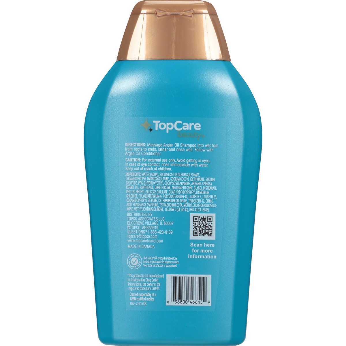 slide 9 of 9, TopCare Argan Oil Shampoo, 13 fl oz