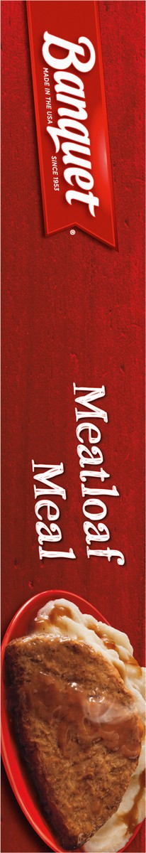 slide 4 of 12, Banquet Meatloaf and Mashed Potatoes Meal, Frozen Meal, 8 OZ, 8 oz