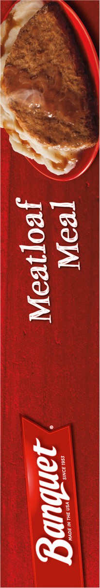 slide 5 of 12, Banquet Meatloaf and Mashed Potatoes Meal, Frozen Meal, 8 OZ, 8 oz