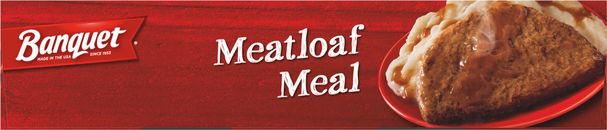 slide 2 of 12, Banquet Meatloaf and Mashed Potatoes Meal, Frozen Meal, 8 OZ, 8 oz