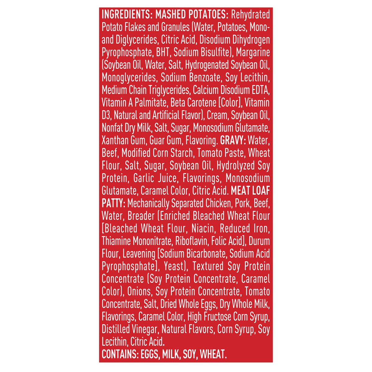 slide 11 of 12, Banquet Meatloaf and Mashed Potatoes Meal, Frozen Meal, 8 OZ, 8 oz