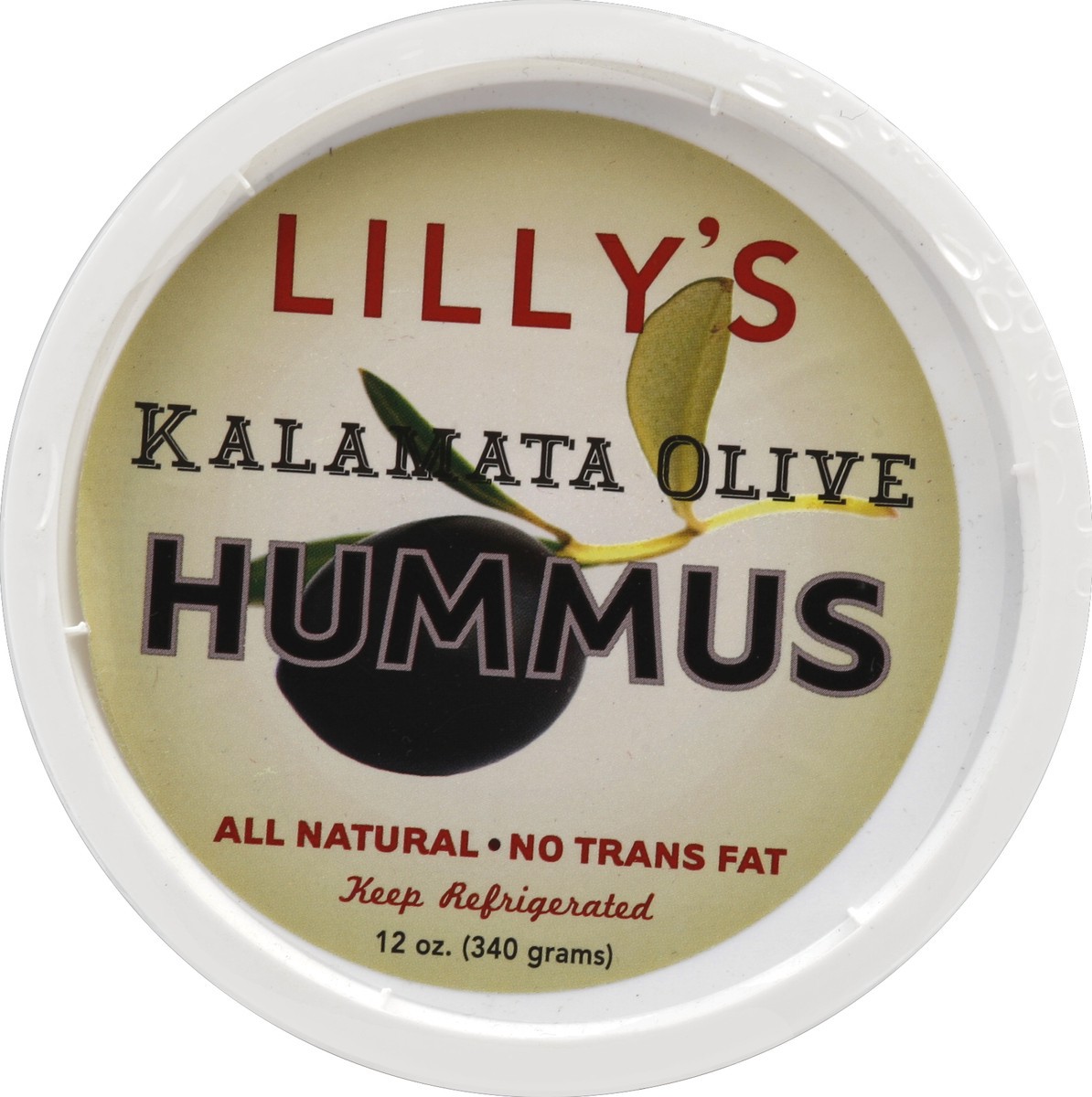 slide 3 of 3, Lilly's Hummus 12 oz, 12 oz