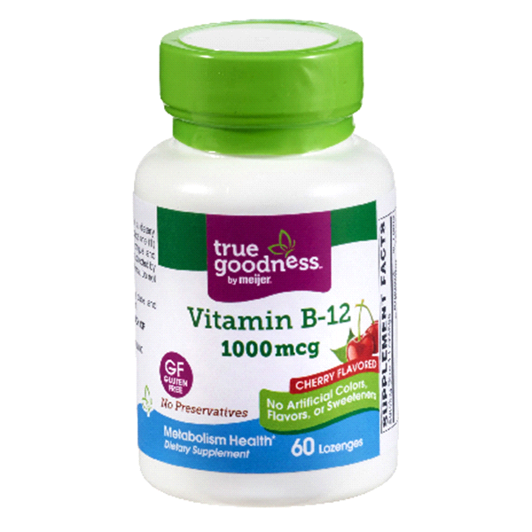 slide 1 of 1, True Goodness Vitamin B-12 1000mcg, 60 ct