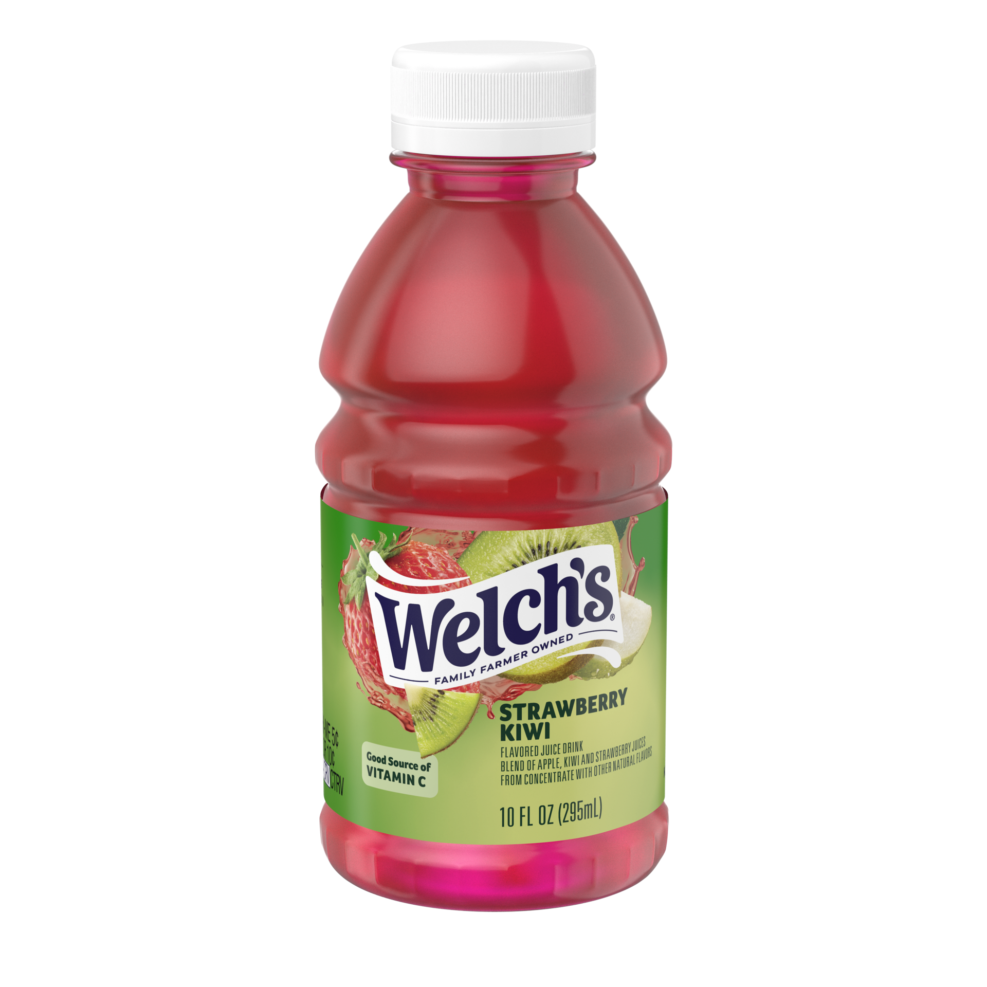 slide 1 of 4, Welch's Strawberry Kiwi Juice Drink, 10 fl oz On-the-Go Bottle, 1 ct