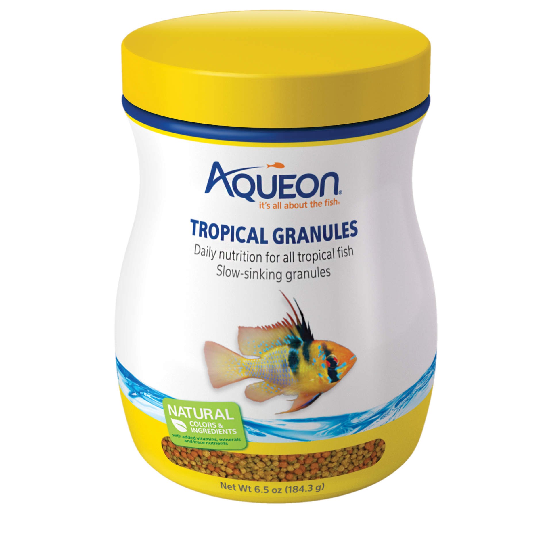 slide 1 of 5, Aqueon Tropical Granules 6.5 Ounces, 1 ct