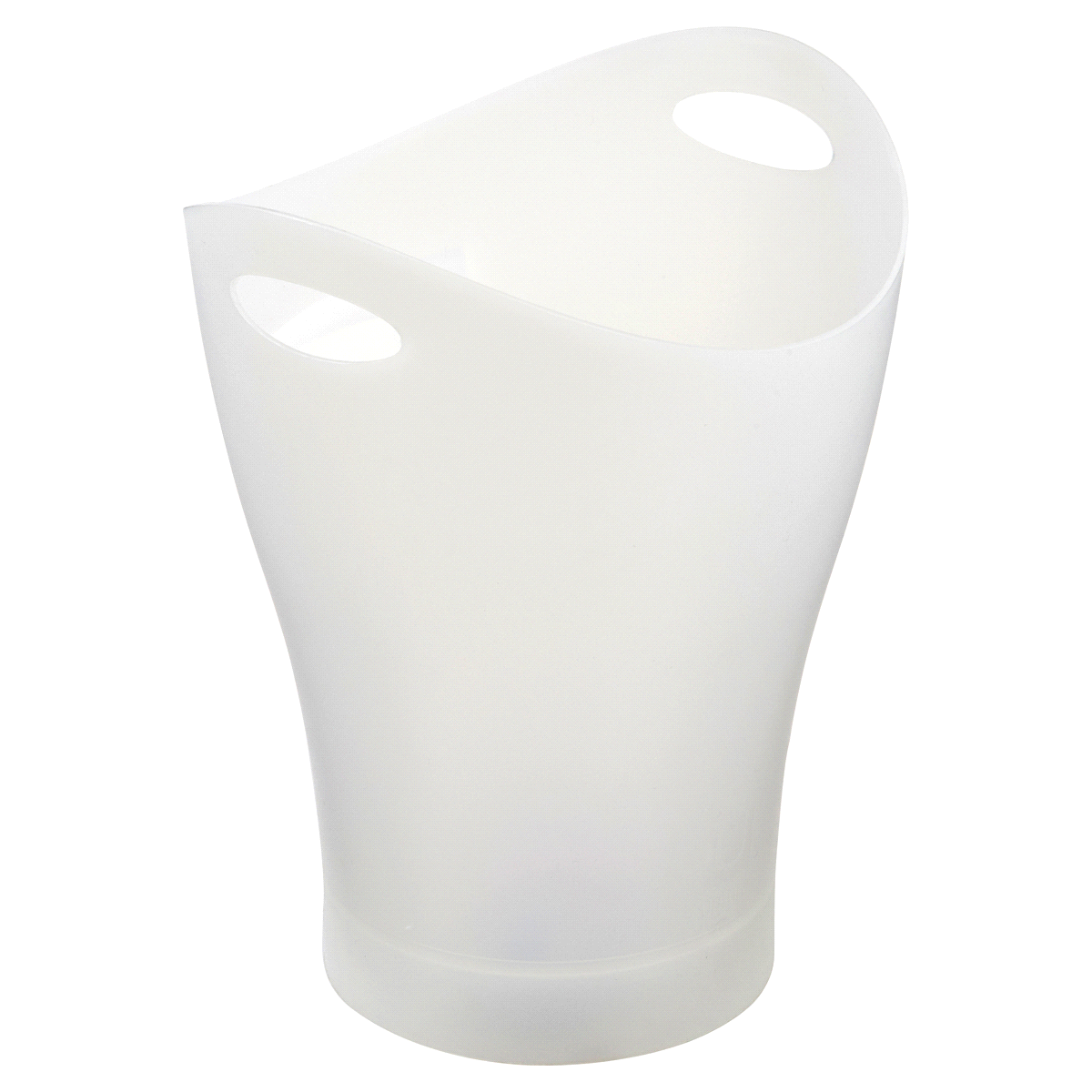 slide 1 of 1, Umbra Garbino Wastebasket, Translucent White, 1 ct