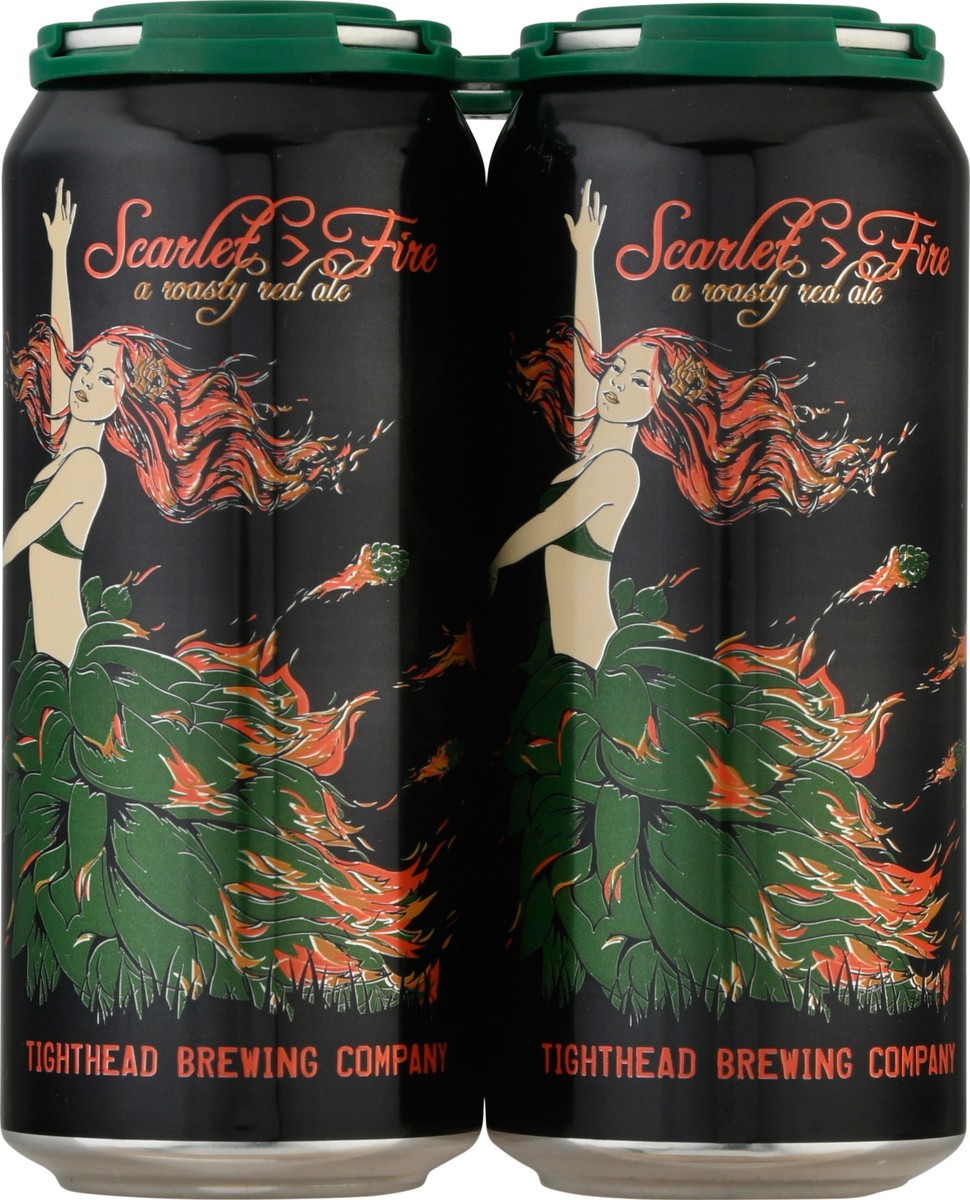 slide 6 of 9, Tighthead Brewing Company, Scarlet Fire, 4Pk, 1 pint