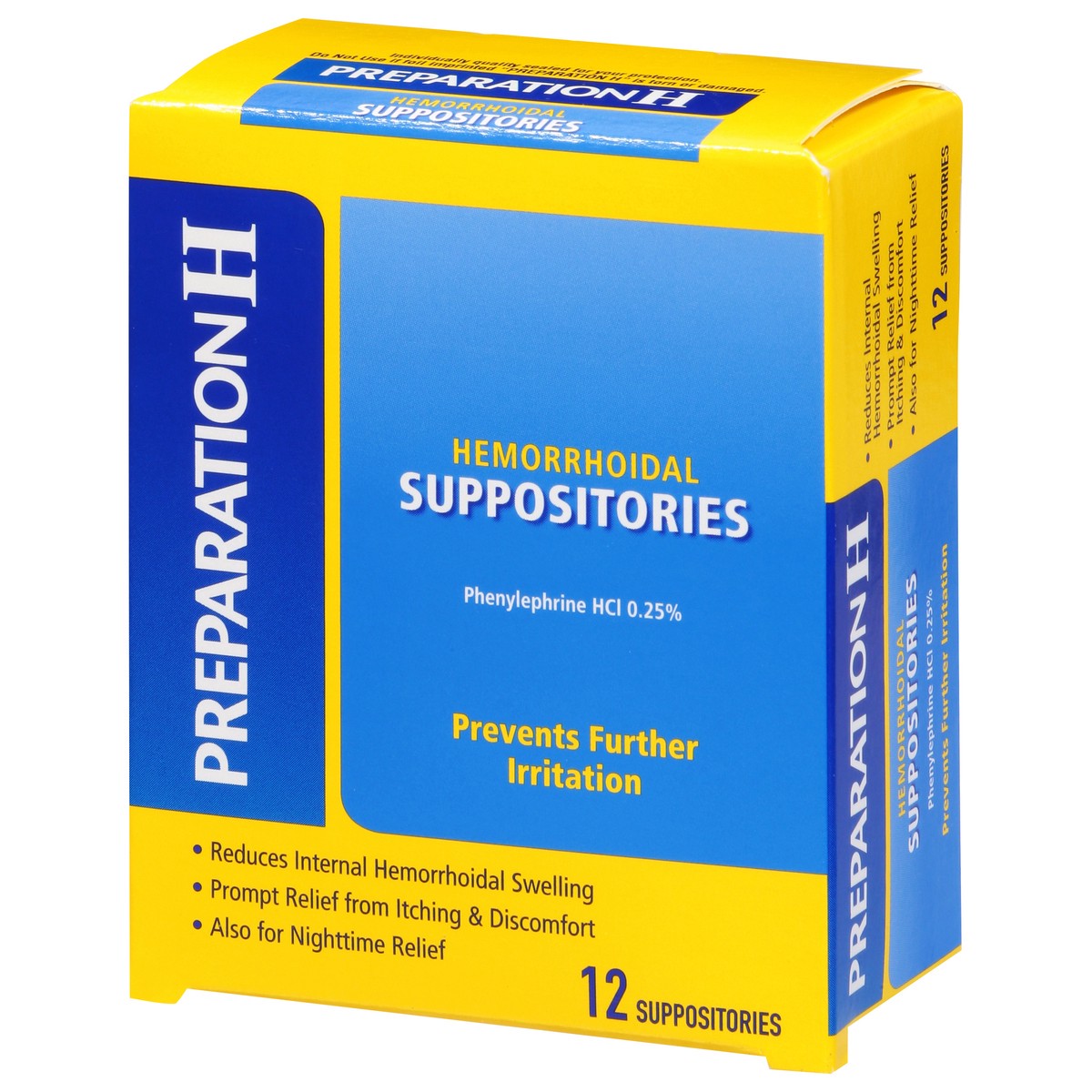 slide 9 of 9, Preparation H Hemorrhoid Suppositories - 12 Ct, 12 ct