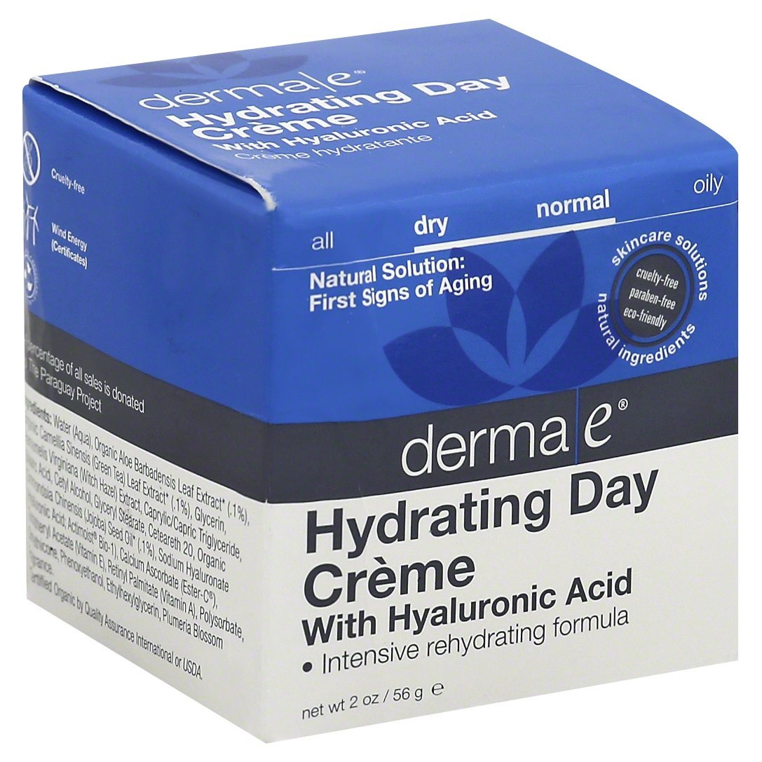 slide 1 of 9, Derma E Ultra Hydrating Antioxidant Day Cream With Hyaluronic Acid, 2 oz