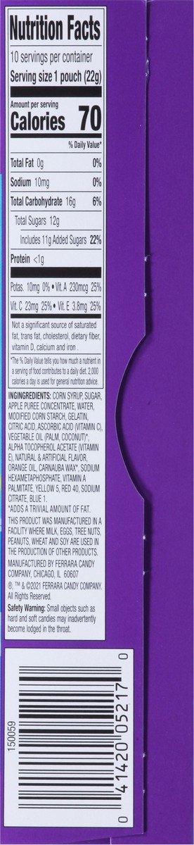 slide 6 of 9, Funables Baby Shark Fruit Flavored Snacks - 8 oz, 10 ct