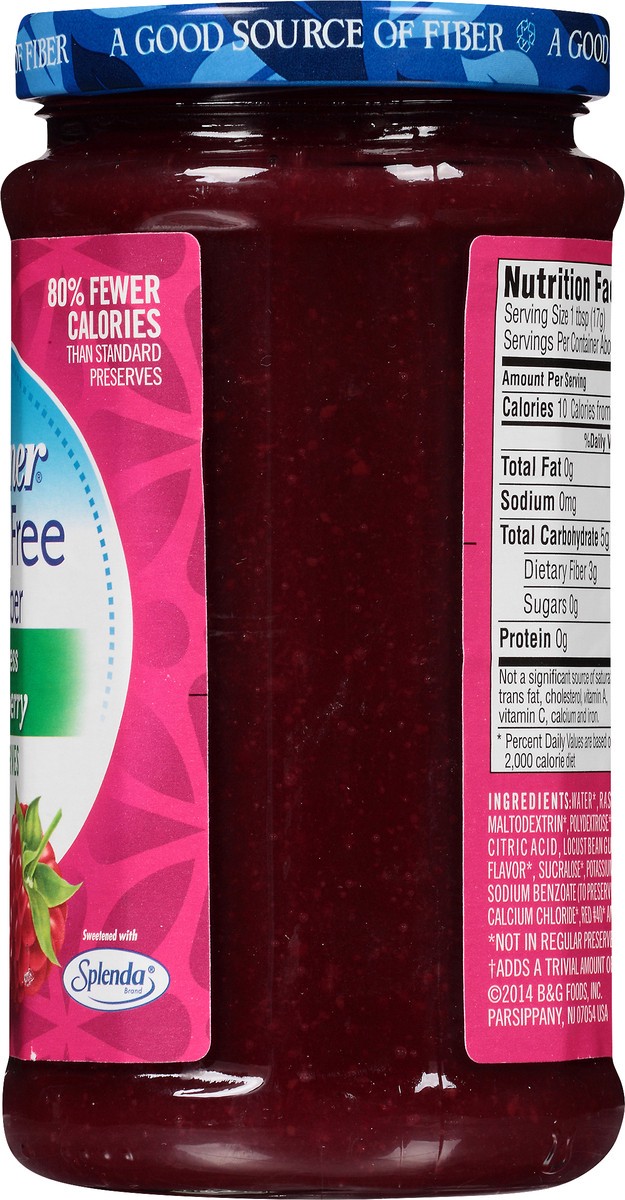 slide 7 of 7, Polaner Sugar Free with Fiber Seedless Raspberry Preserves 13.5 oz, 13.5 oz