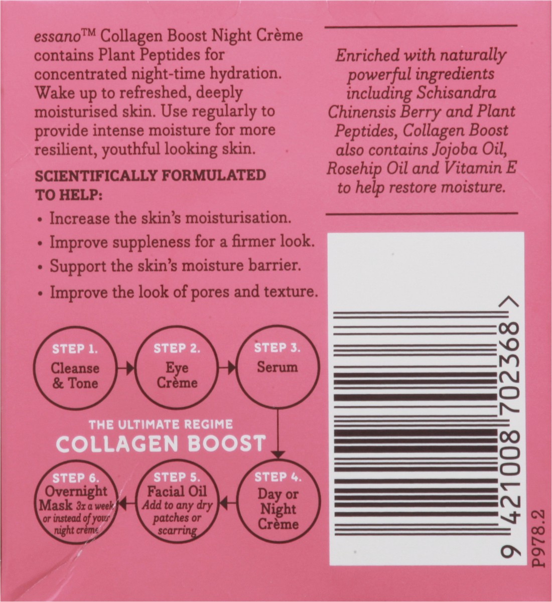 slide 4 of 9, essano Collagen Boost Night Creme, 1.7 oz