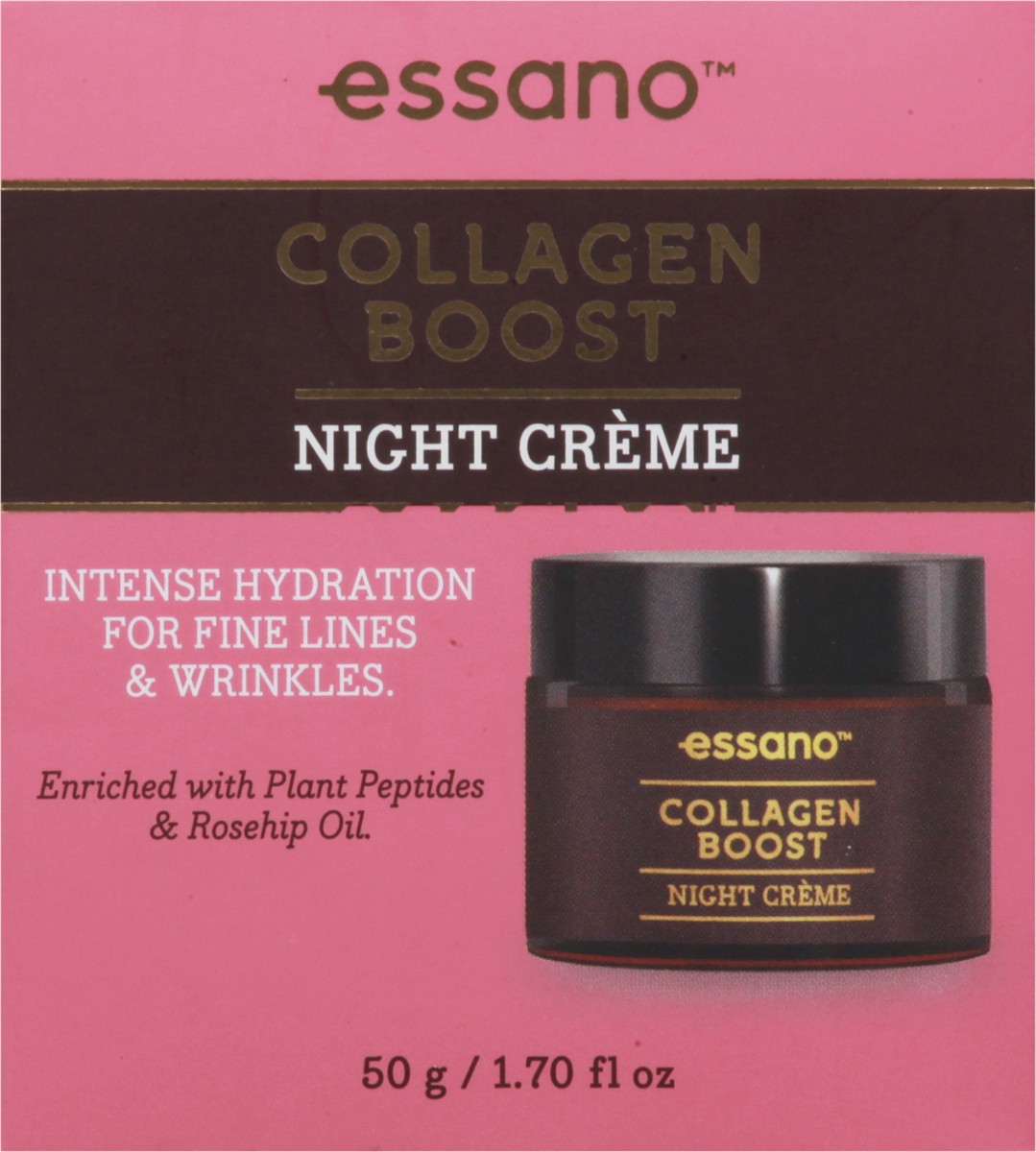 slide 3 of 9, essano Collagen Boost Night Creme, 1.7 oz