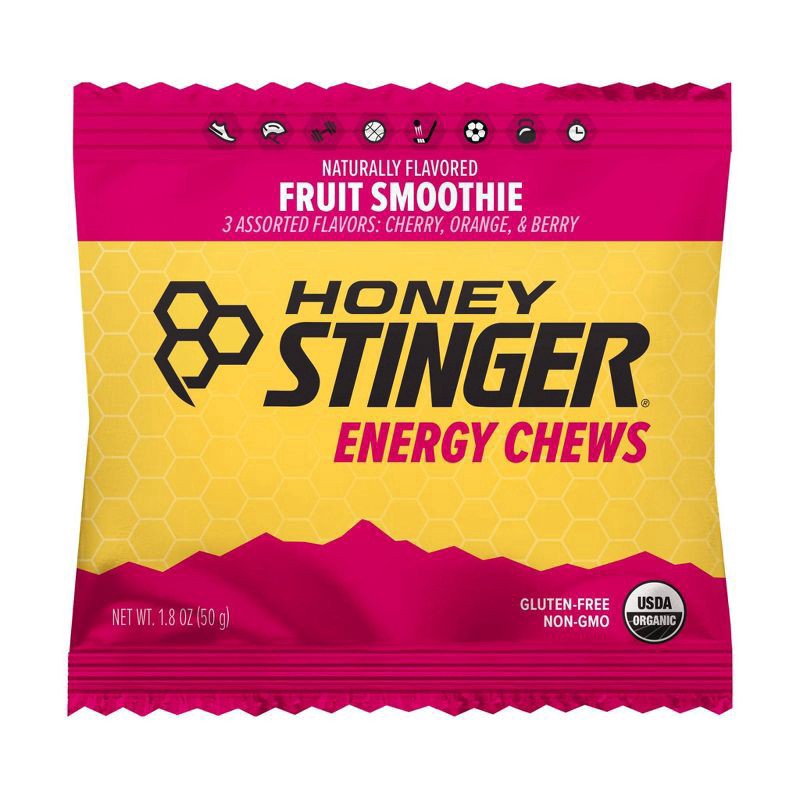 slide 1 of 14, Honey Stinger Fruit Energy Chews Organic, 1.8 oz