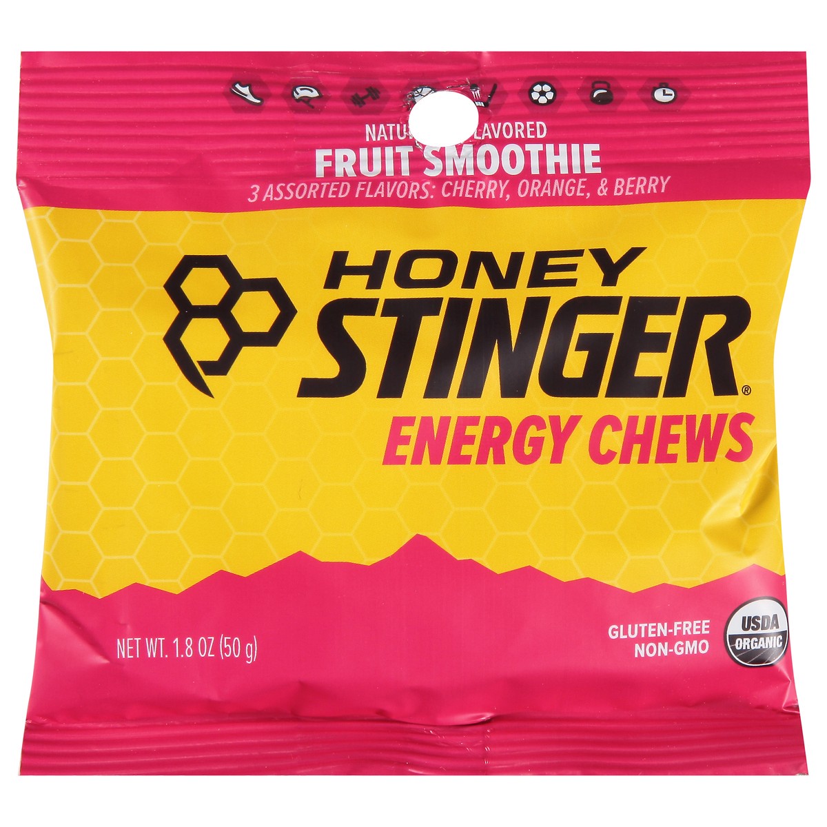 slide 11 of 14, Honey Stinger Fruit Energy Chews Organic, 1.8 oz