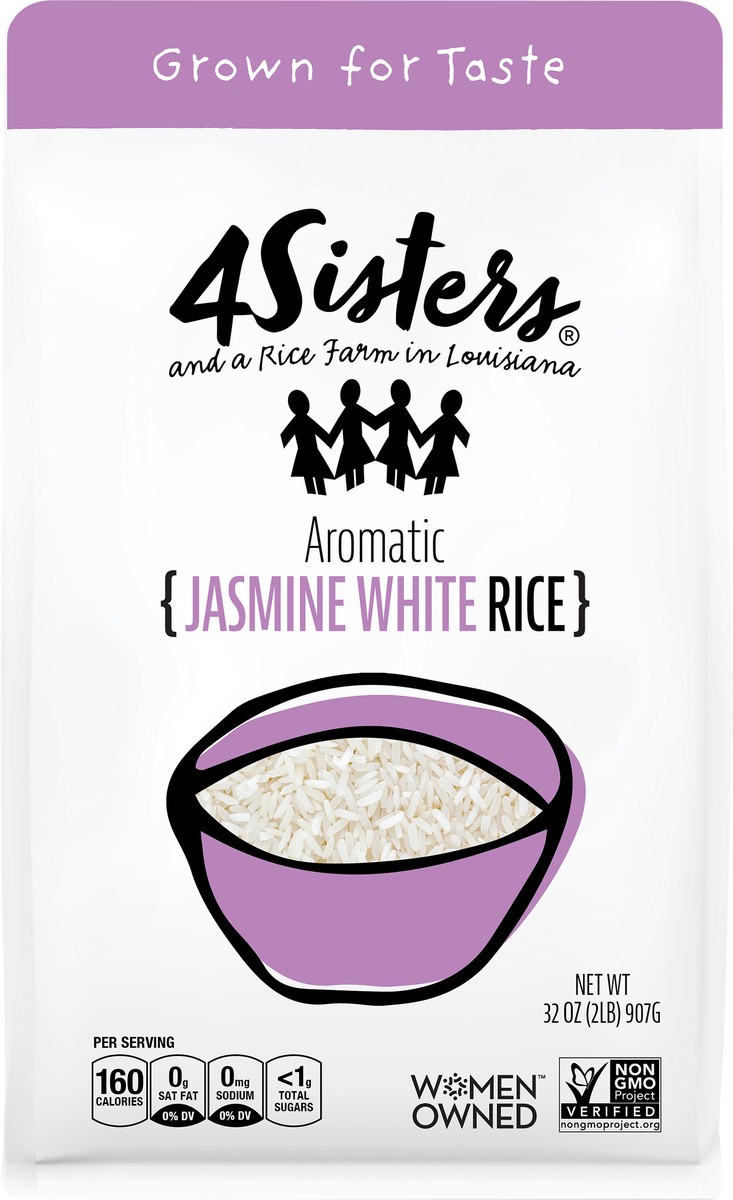 slide 4 of 4, 4Sisters Aromatic Jasmine White Rice, 