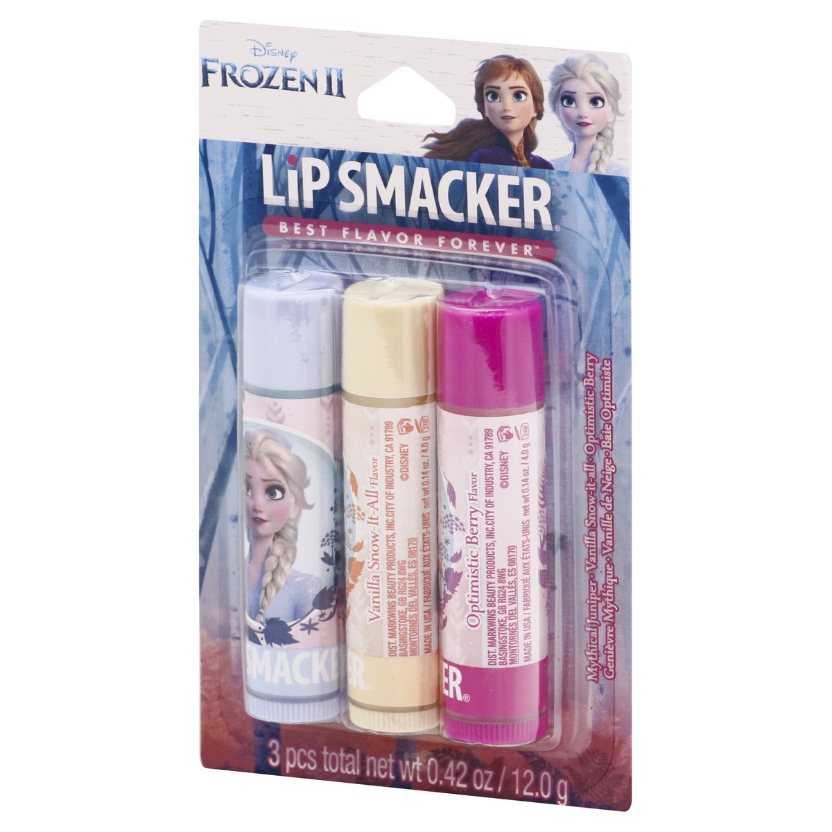 slide 3 of 11, Lip Smacker Disney Frozen II Assorted Lip Balm 3 ea, 3 ct