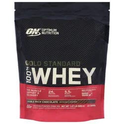 Optimum Nutrition Gold Standard 100 Percent Optimal Nutrition, Gold Standard, 100% WHEY, Double Rich Chocolate, 1.47 LB