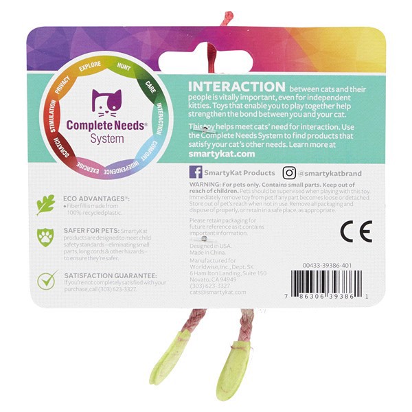 slide 12 of 29, SmartyKat BouncyMouse Cat Toy, 1 ct