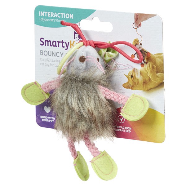 slide 21 of 29, SmartyKat BouncyMouse Cat Toy, 1 ct