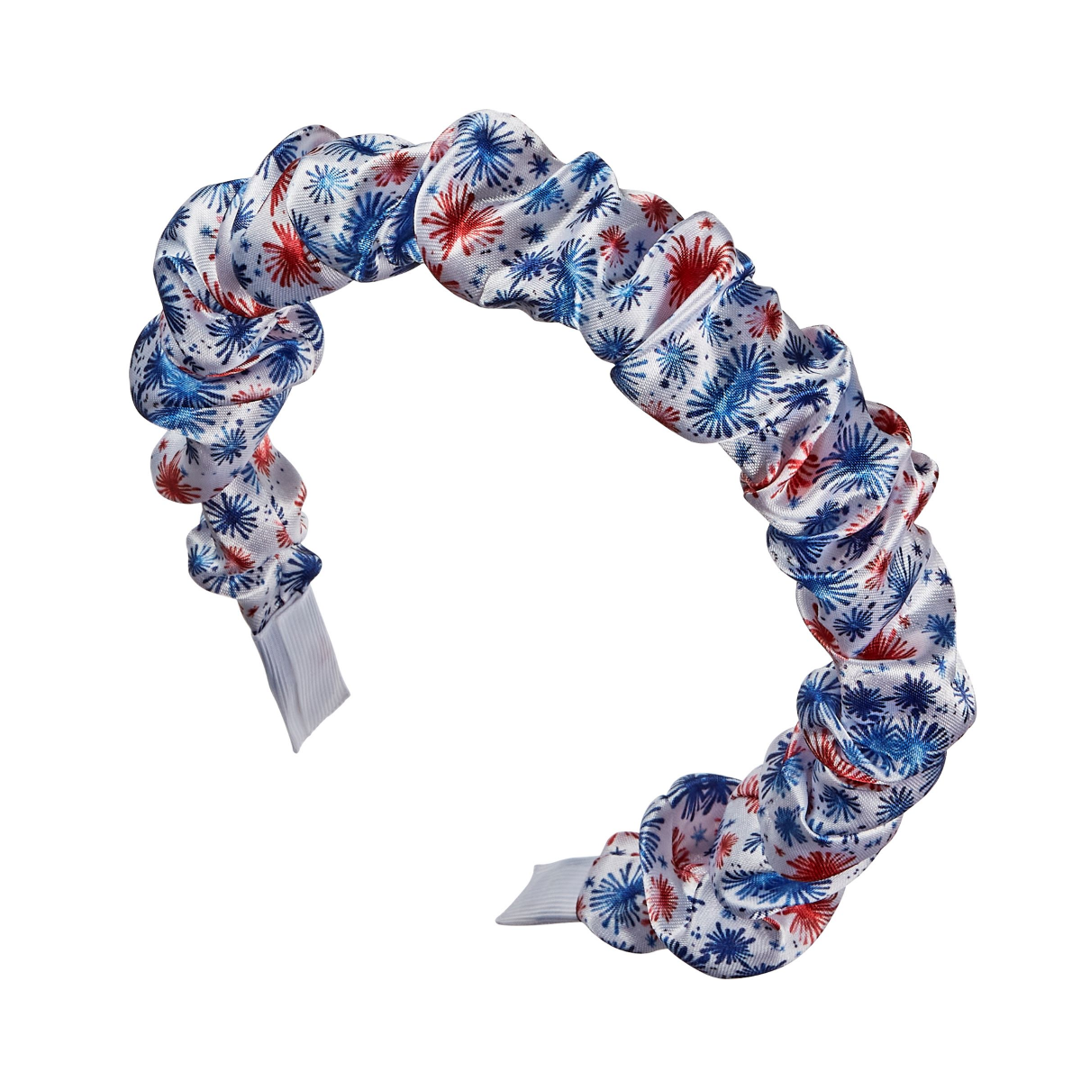 slide 1 of 2, scünci Scunci Fireworks Ruched Headband, 1 ct