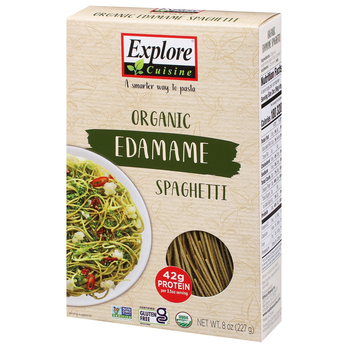 slide 3 of 9, Explore Cuisine Spaghetti Edamame, 8 oz