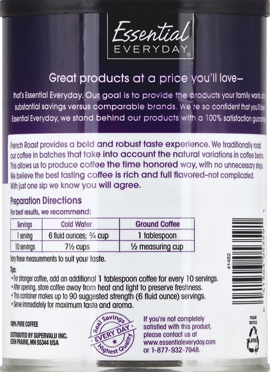 slide 6 of 6, Essential Everyday French Roast Ground Coffee - 10.3 oz, 10.3 oz
