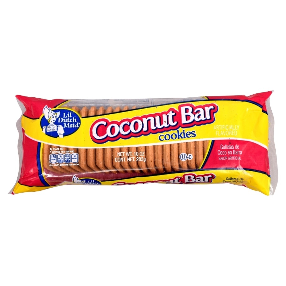 slide 1 of 1, Lil' Dutch Maid Coconut Bar Cookies, 10 oz