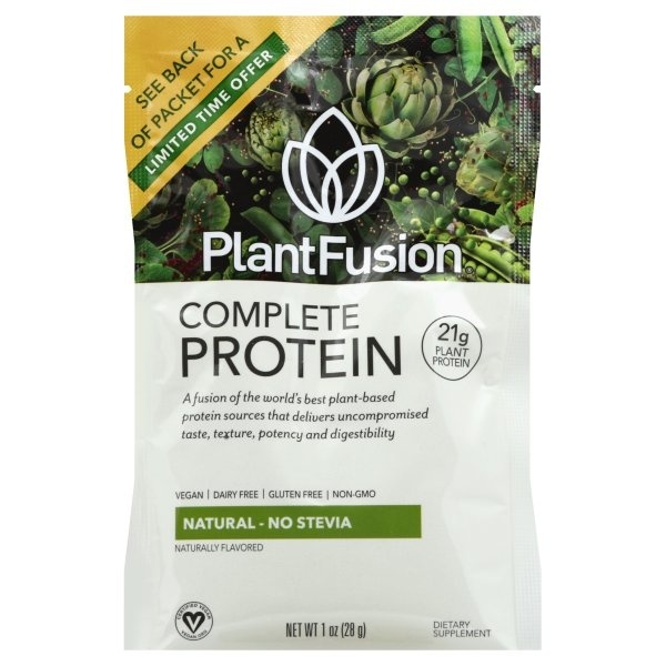 slide 1 of 1, PlantFusion Protein Complete Unflavored Packet, 1.06 oz