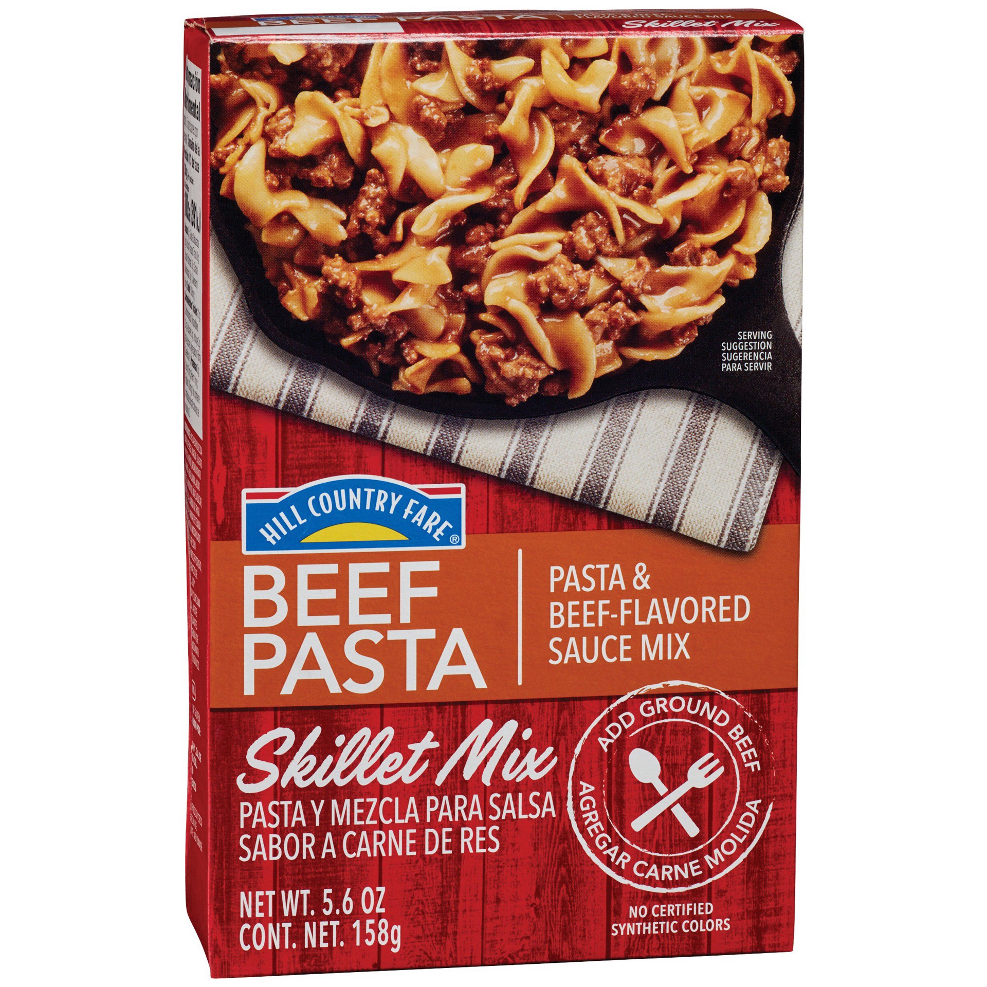 slide 1 of 1, Hill Country Fare Beef Pasta Dinner Mix, 5.6 oz