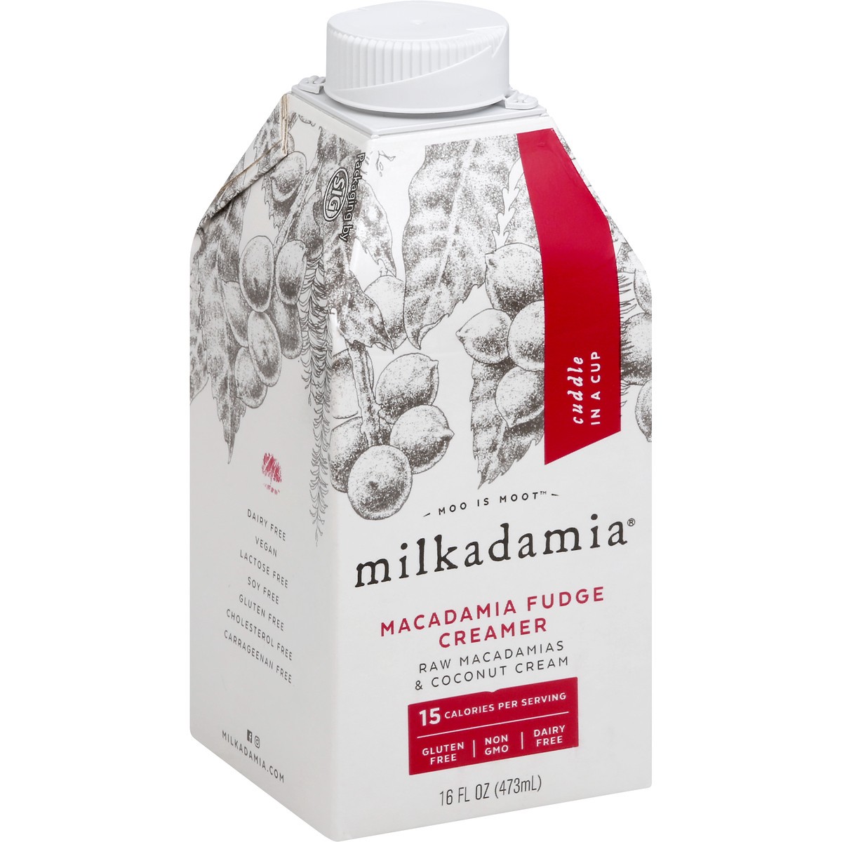 slide 8 of 13, Milkadamia Macadamia Milk Fudge Creamer, 16 fl oz