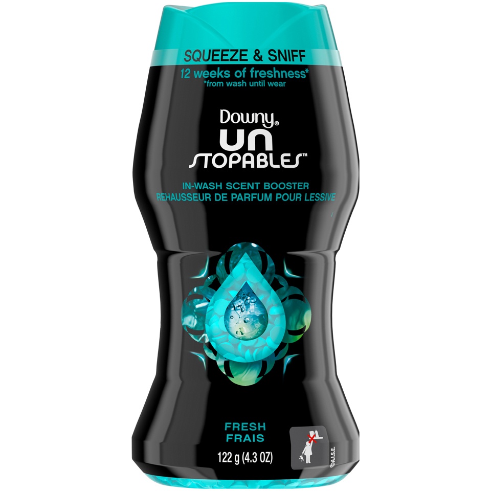 slide 1 of 1, Downy Unstopables In-Wash Scent Booster Beads, Fresh, 4.3 oz