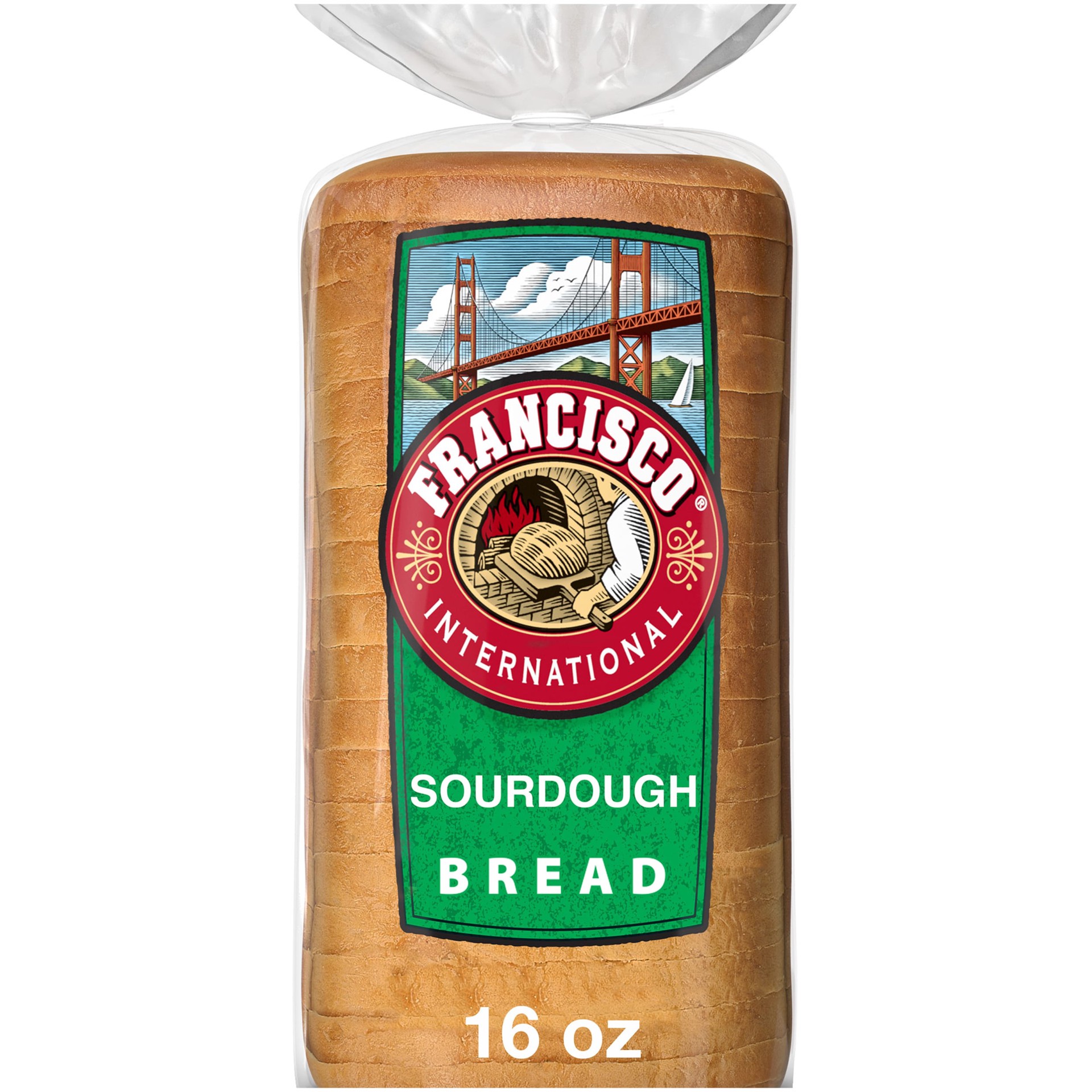 slide 1 of 5, Francisco Sourdough Bread, 16 oz, Pre-sliced Sourdough Bread, Bag, 1 lb