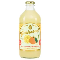 Goldenroot Yuzu Lemongrass Ginger Beer