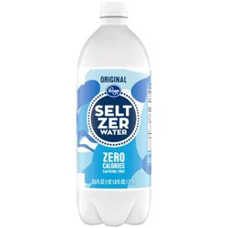 Kroger Sparkling Seltzer Water - 33.8 fl oz