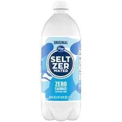 Kroger Sparkling Seltzer Water - 33.8 fl oz