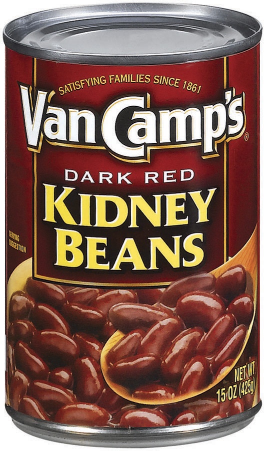 slide 1 of 1, Van Camp's Dark Red Kidney Beans, 15 oz