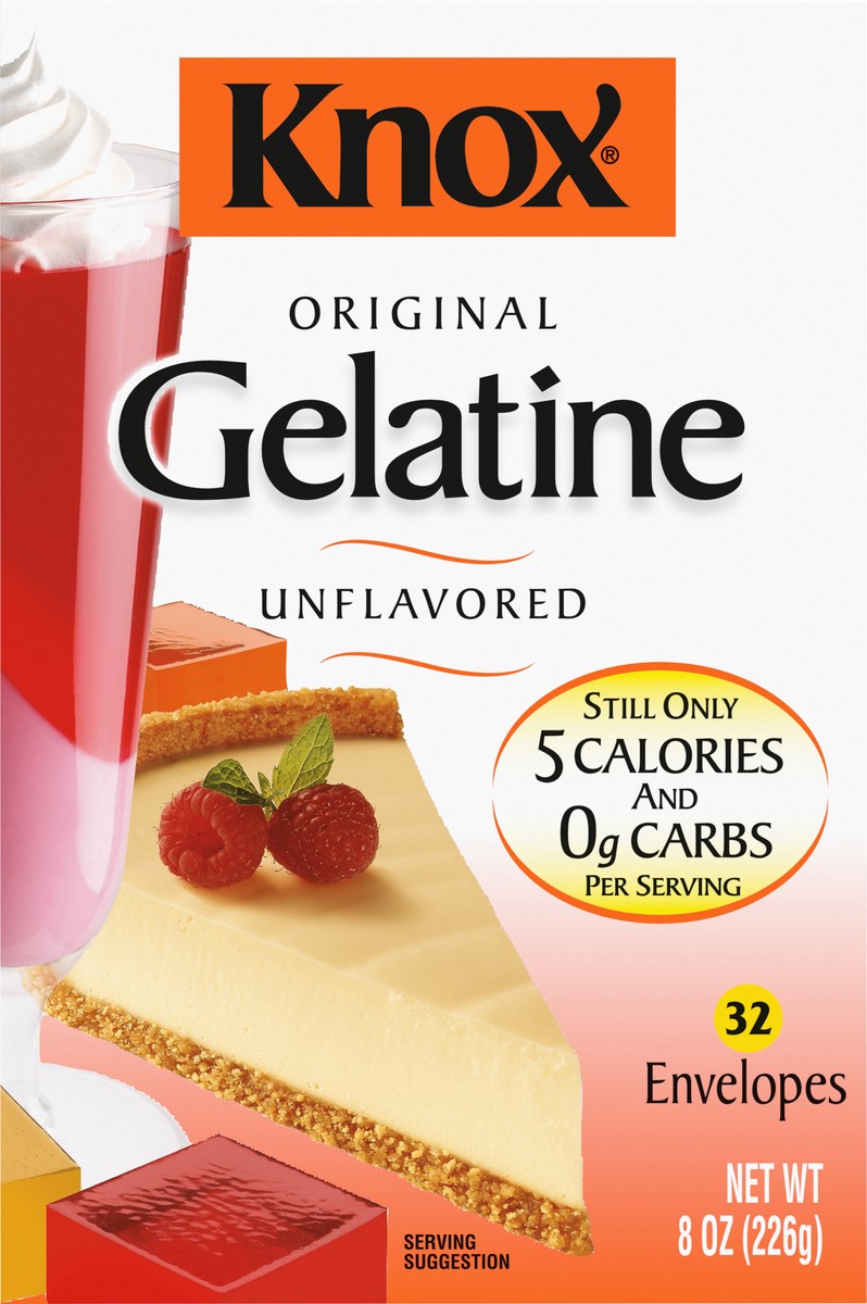 slide 1 of 5, Knox Original Unflavored Gelatin, 32 ct Packets, 32 ct