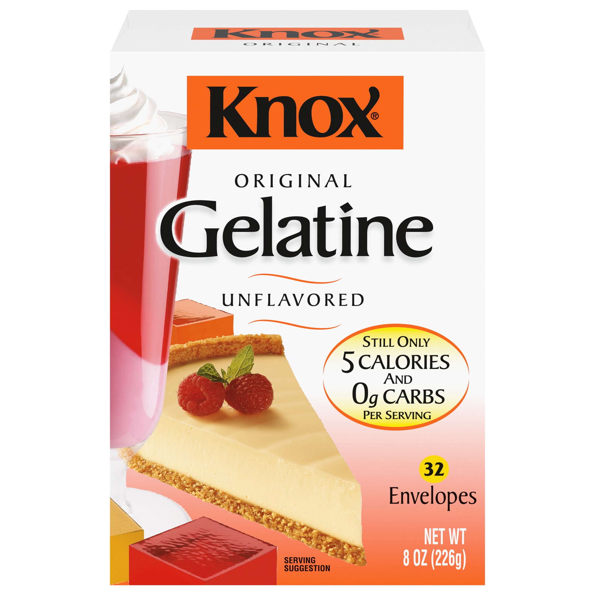 slide 1 of 5, Knox Original Unflavored Gelatin, 32 ct Packets, 32 ct