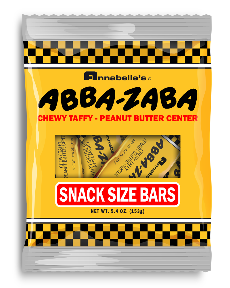 slide 1 of 1, Annabelle's Abba-Zaba Strawberry Taffy With Peanut Butter Center, 5.4 oz