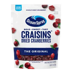 Ocean Spray Craisins Original Dried Cranberries, Dried Fruit, 12 Oz Pouch