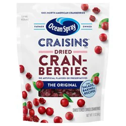 Ocean Spray 12oz Craisins Dried Cranberries- Original