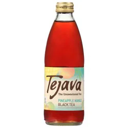 Tejava Unsweetened Pineapple Mango Black Tea 12 fl oz